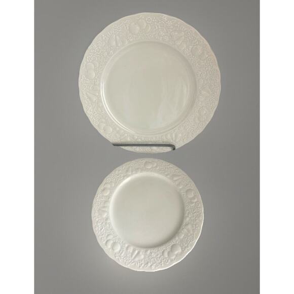 Bounty Dinner Lunch Plate Set Harmony House Fine China 3516 Japan Fruit Leaf - Picture 2 of 9